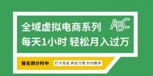 全域虚拟电商变现系列，通过平台出售虚拟电商产品从而获利-八爪鱼资源库